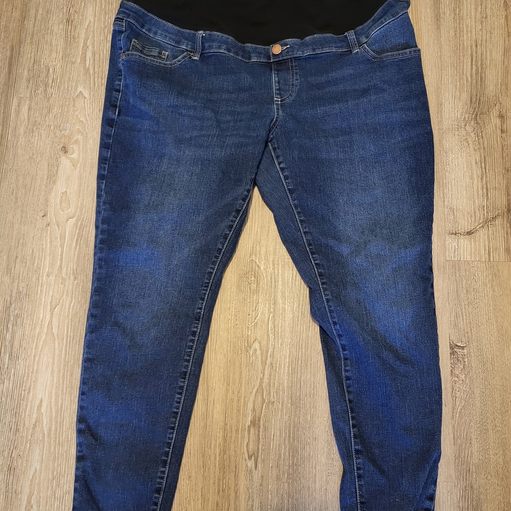 Paisley Sky Deep Blue Women's Jeggings